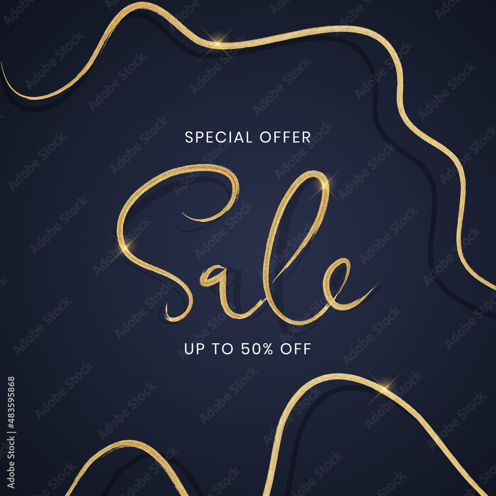 Abstract Special Offer Sale Background Vector Illustration