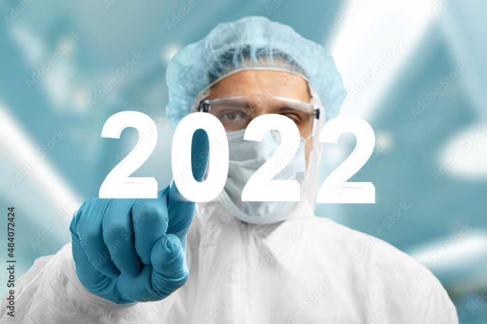 医生支持新的2022年的数字。