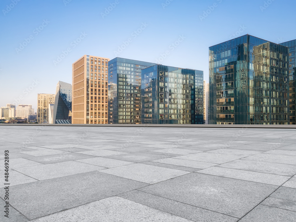 Road Surfaces and Financial District Buildings