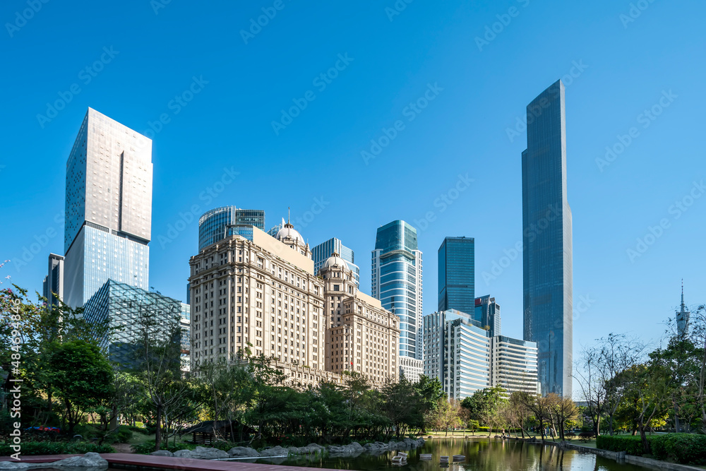 Guangzhou Financial Center Modern Office Building