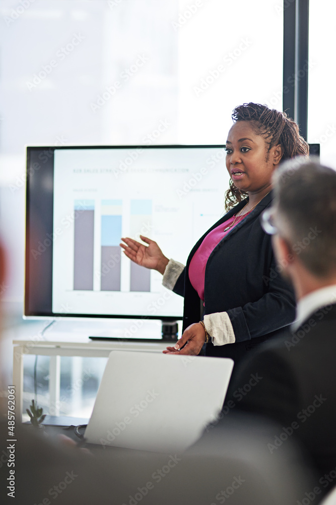 Ironing out the details. Shot of corporate businesspeople meeting in the boardroom.