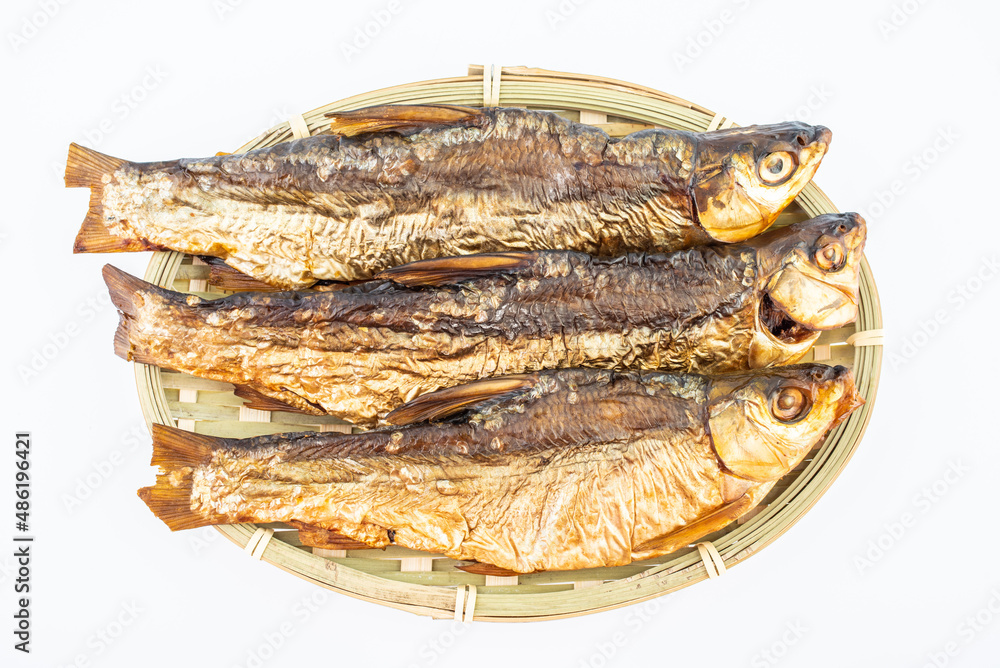 China Hunan specialty food fire-baked dried fish