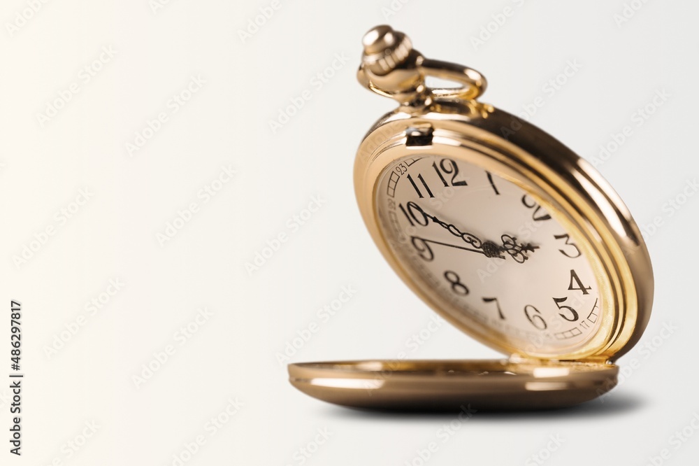 vintage pocket watch. Luxury antique watch,