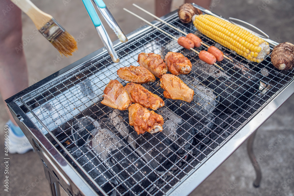 BBQ Chicken Wings Sausage Gourmet