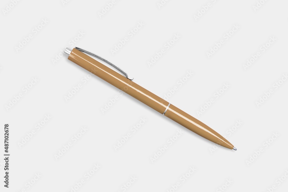 Classic modern office pen on the desk