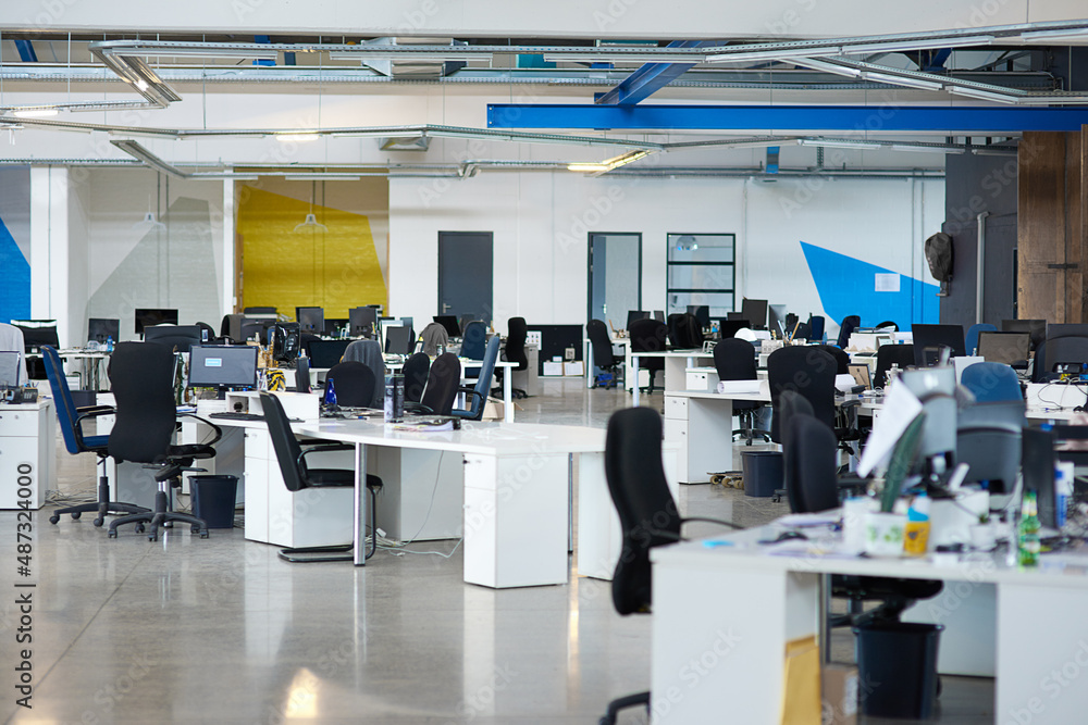 Pick your seat in the world of possibilities. Shot of an empty office.