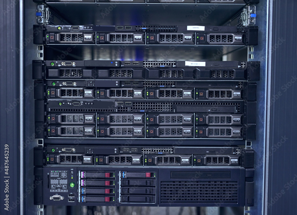 So much data. Cropped shot of the inside of a computer with all of its wiring located in a server ro