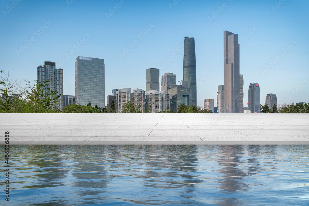 Guangzhou Pearl River New Town Scenery Street View