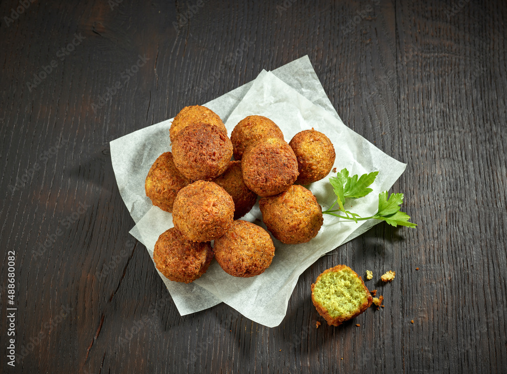 fried falafel balls