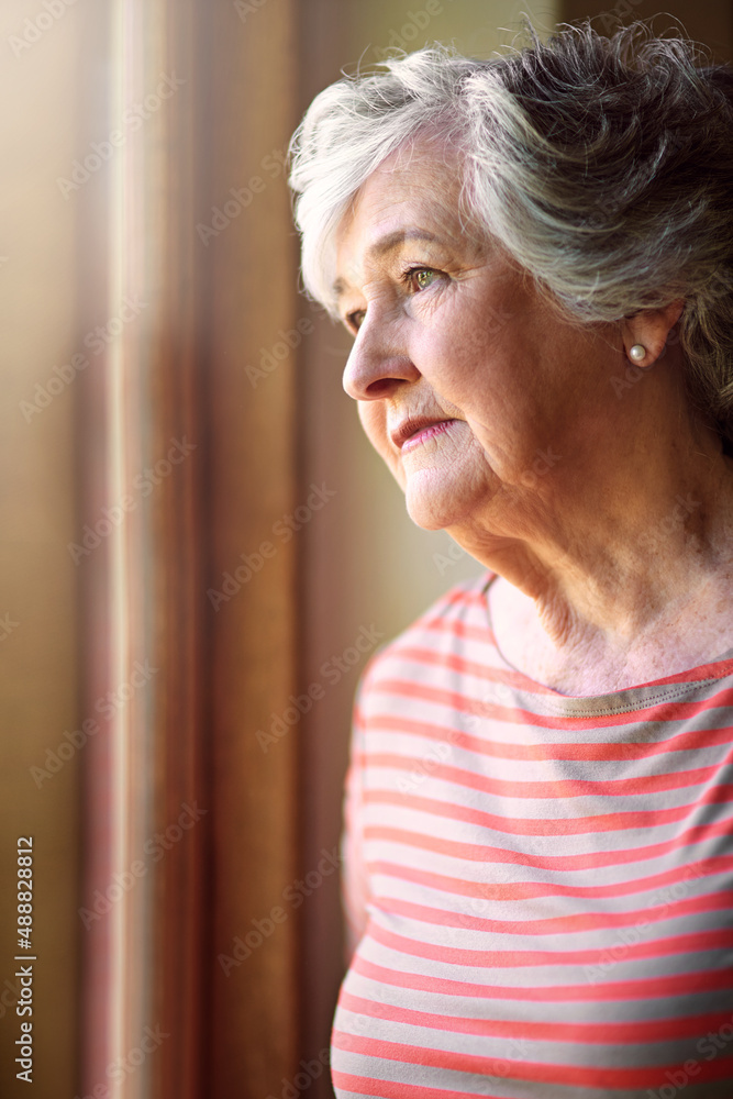 I remember the days.... Shot of a senior woman looking thoughtful.