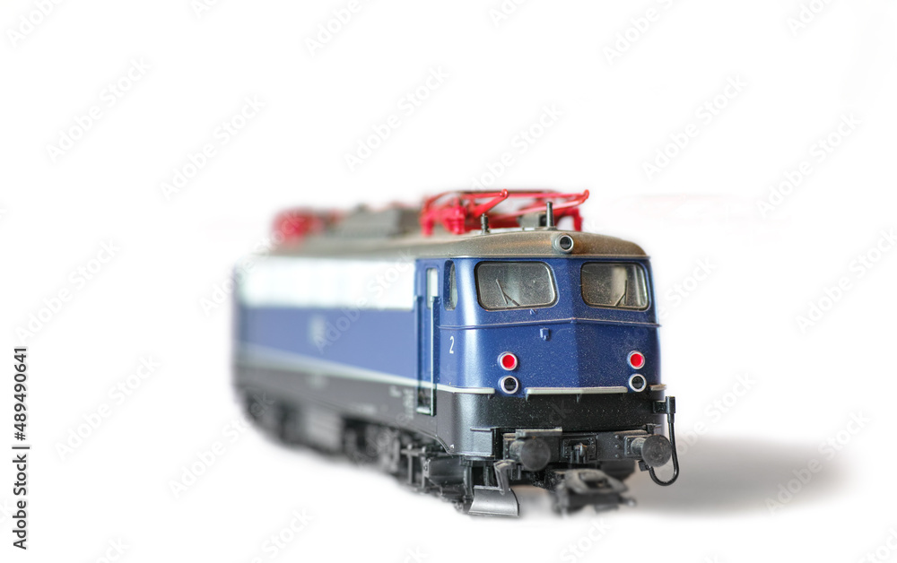 Toy train. An isolated image of a toy train.