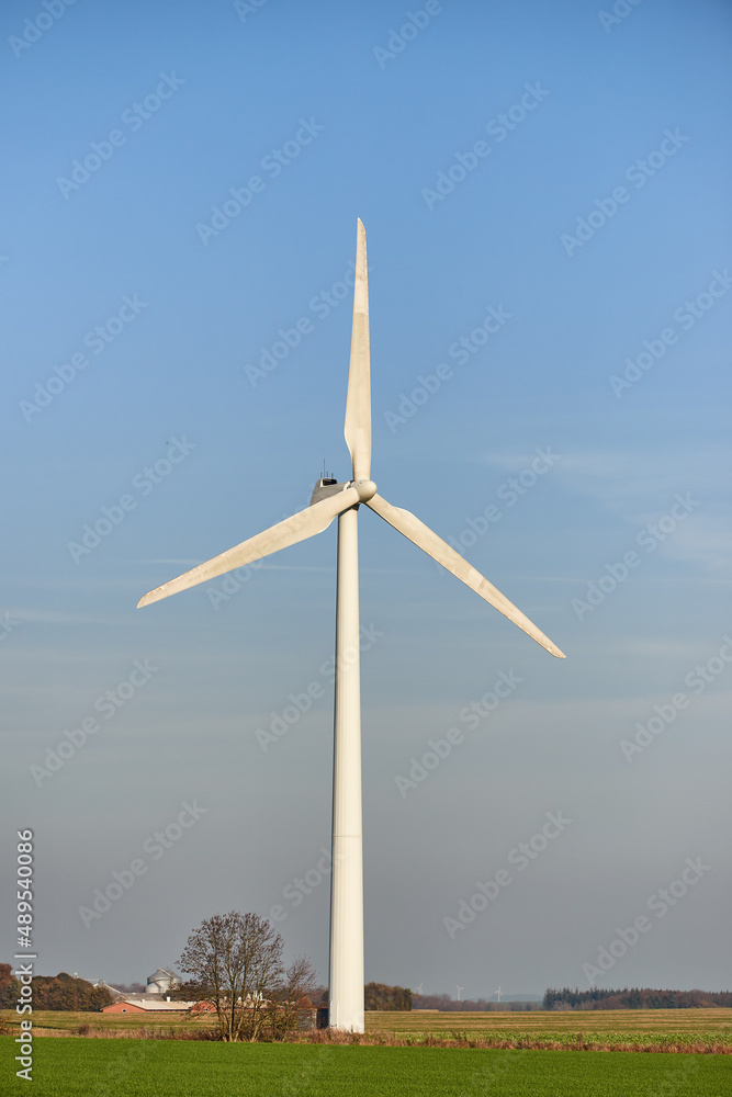 Windmill. Windmill - real alternative energy.