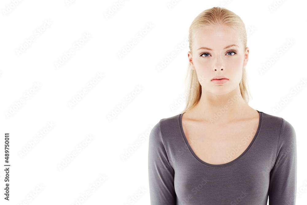 Looking Classical. Portrait of a confident young woman posing in her leotard.