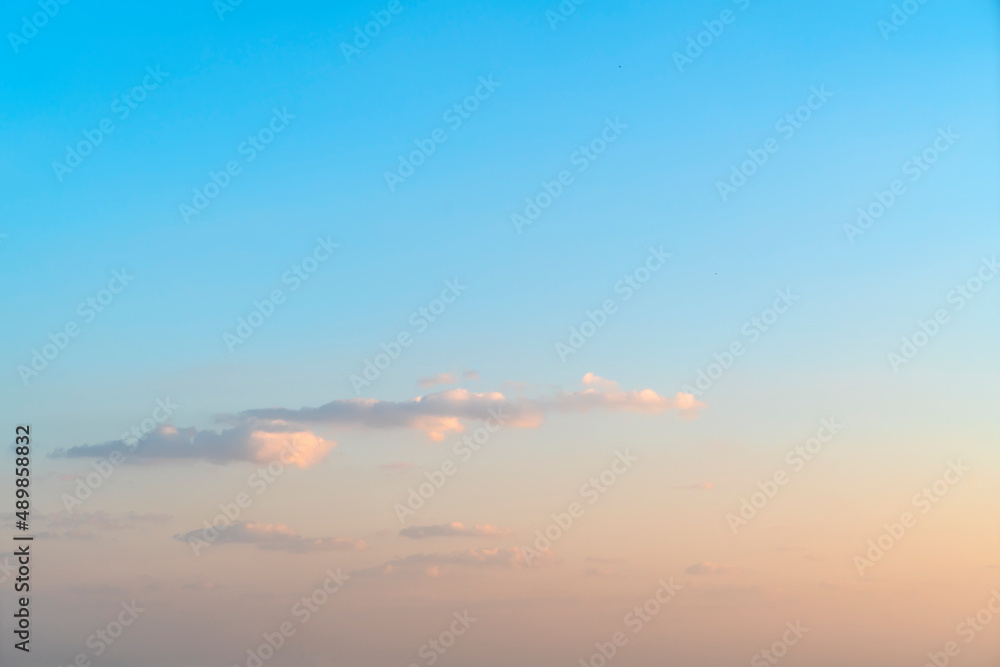 户外天空晚霞景观