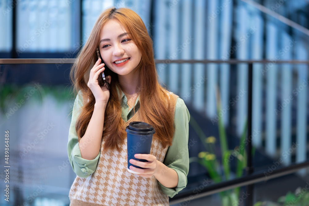 Portrait of young Asian businesswoman