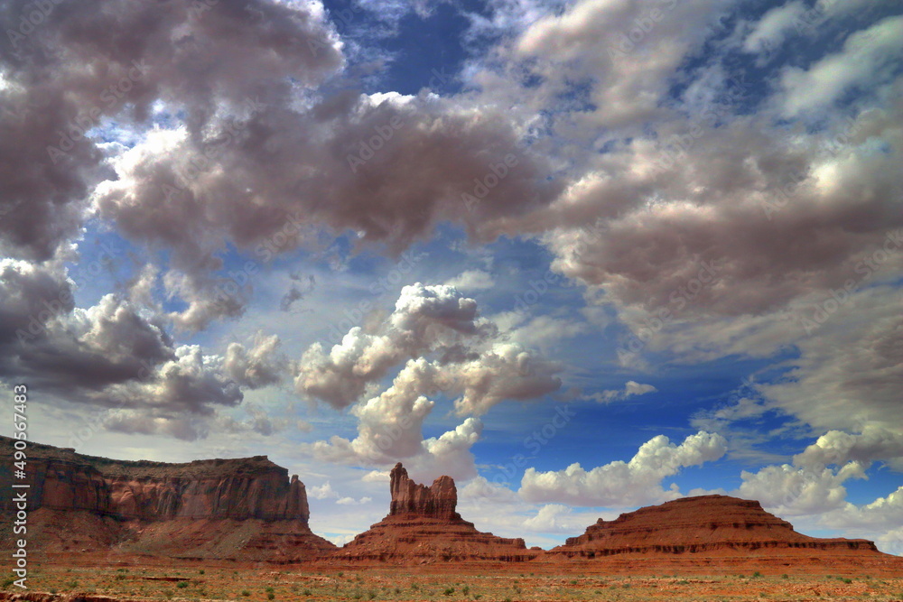 Michel Rauscher-Ouest américain--USA-Monument Valley- vallée-Arizona-Utah-mesas- navajo-route163-Kay