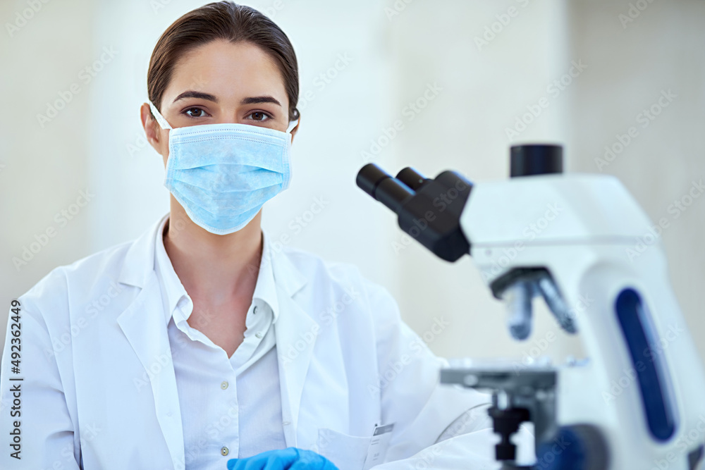 I might have found the next scientific breakthrough. Shot of a female scientist working alone in the