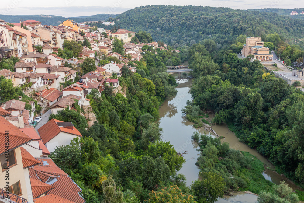 保加利亚Veliko Tarnovo镇景观