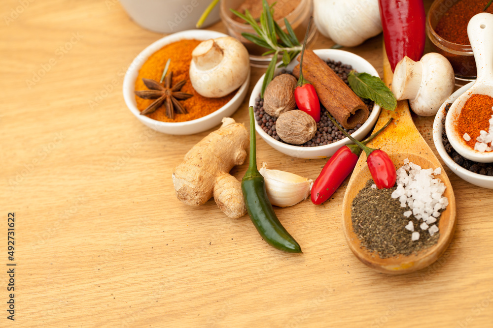 Every spice imaginable. Cropped shot of an assortment of colorful spices.