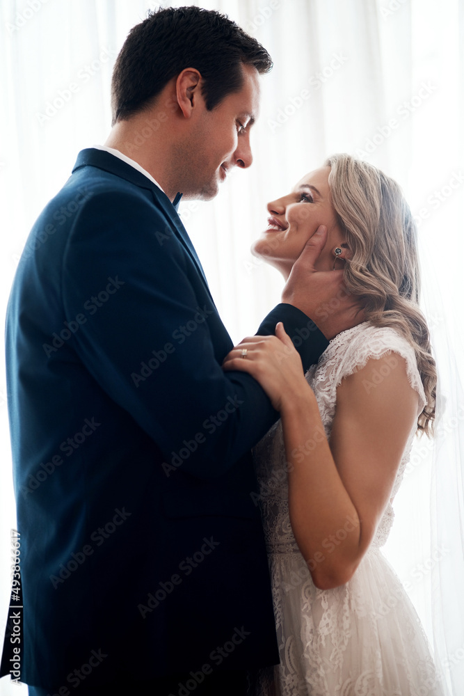 Youre the most angelic being I have ever seen. Cropped shot of a happy young couple standing indoors