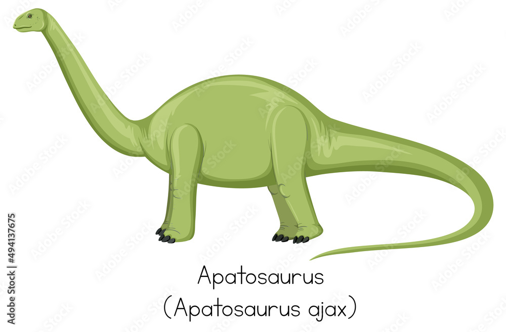 绿色Apatosaurus