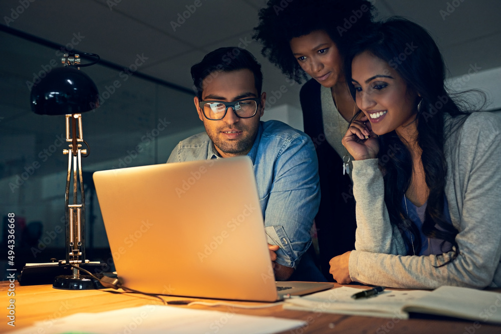 Theyre all equally committed to accomplishing their deadlines. Cropped shot of a group of businesspe