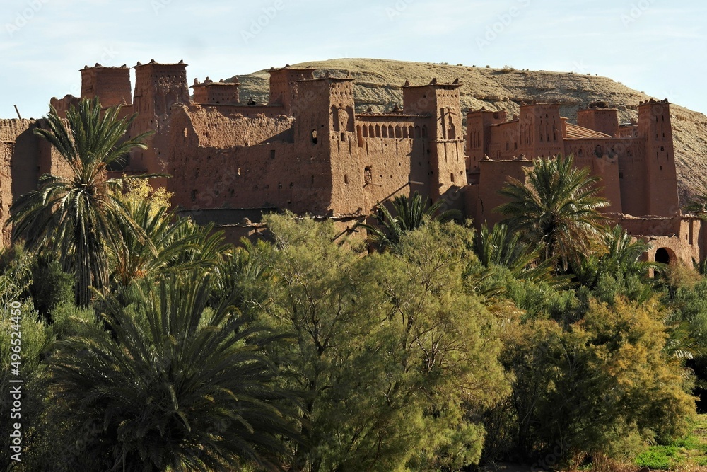 Marroco的aitbenhaddou