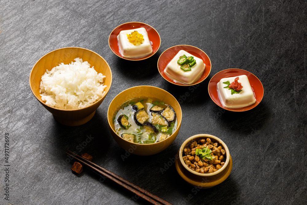 お豆腐　 tofu (bean curd) japanese food