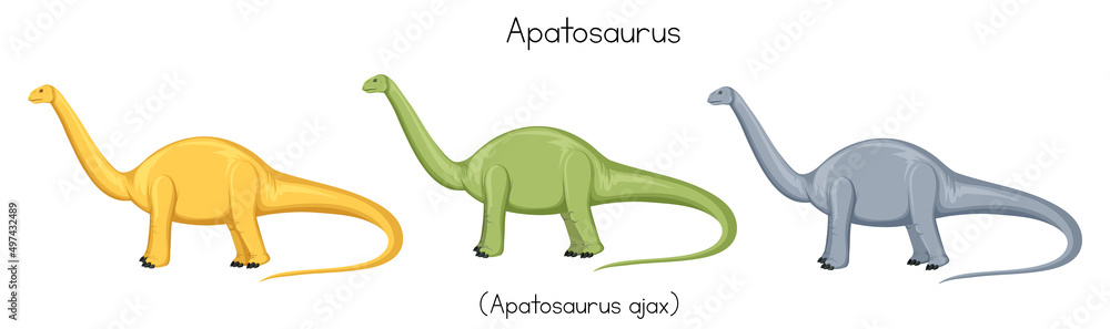 三色Apatosaurus