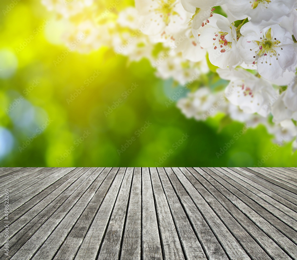 wooden spring blossom