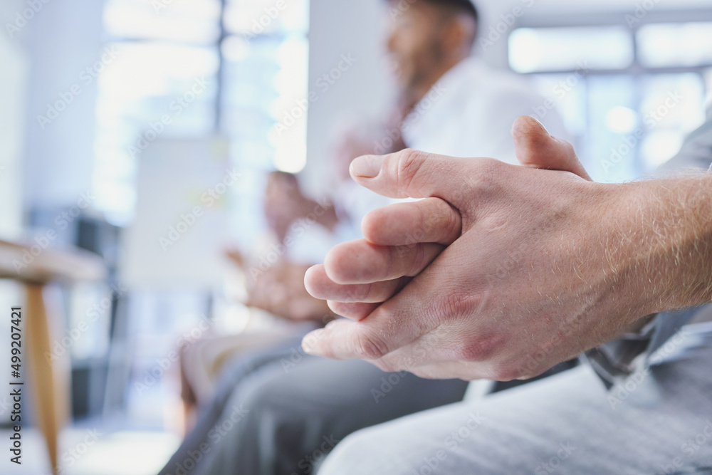 Thats something we can get on board with. Cropped shot of a businessman clapping hands during a conf