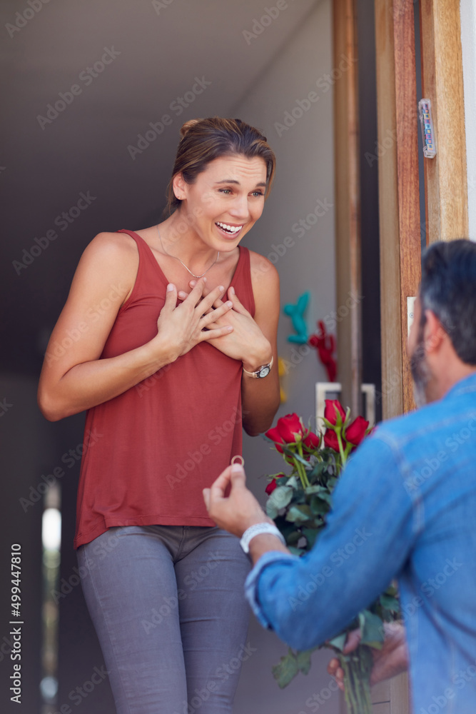 Of course Ill marry you. Cropped shot of an attractive young woman accepting a marriage proposal whi