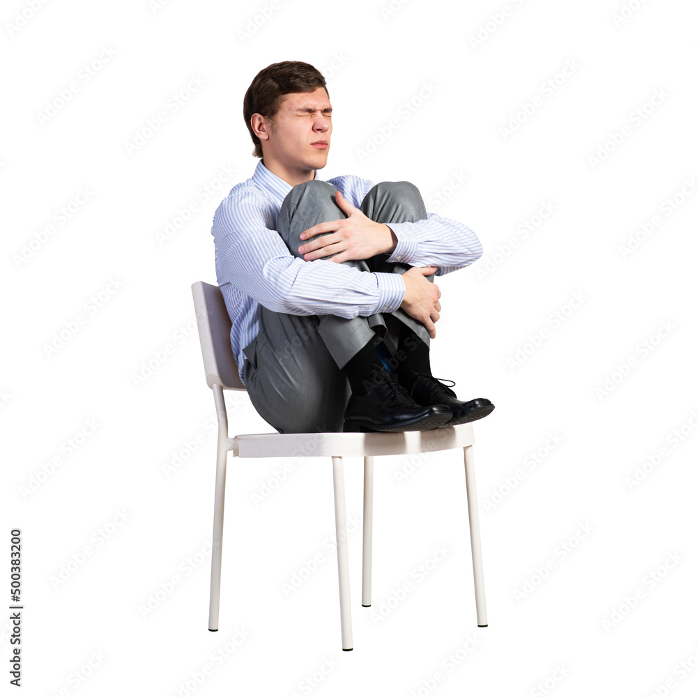 businessman in a chair