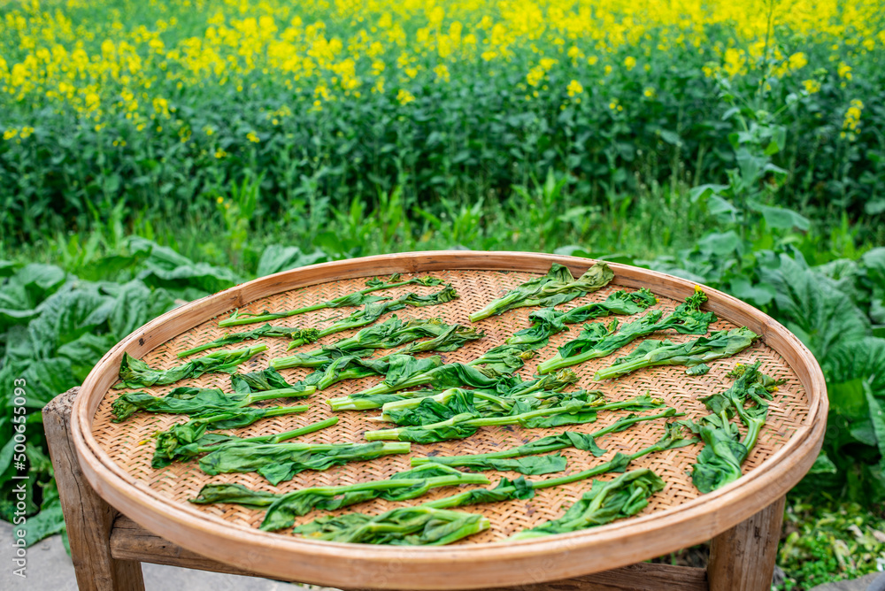 中国农村的干菜