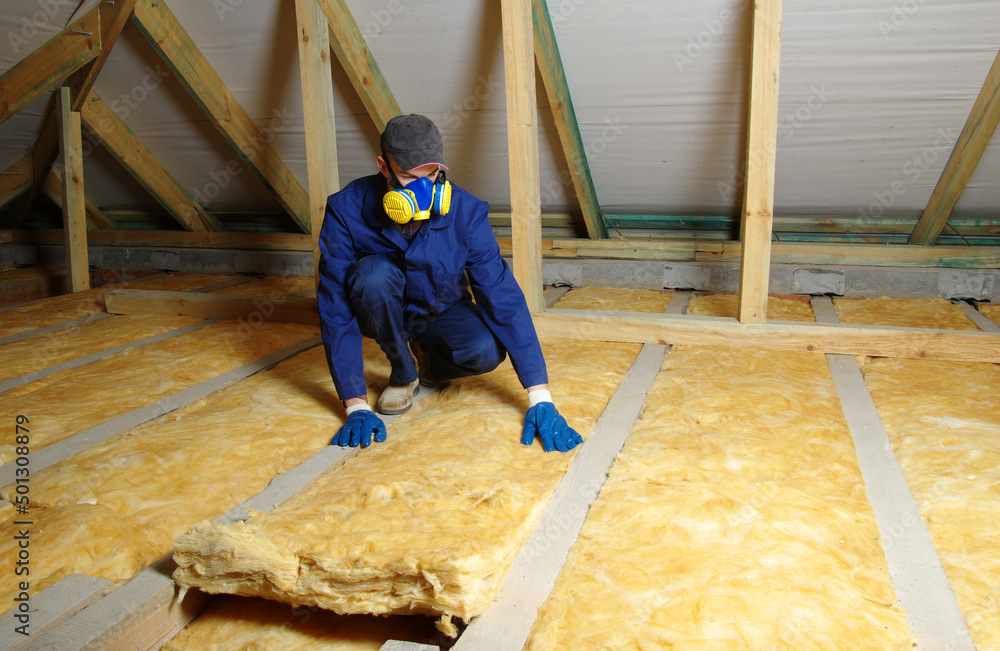 House attic insulation