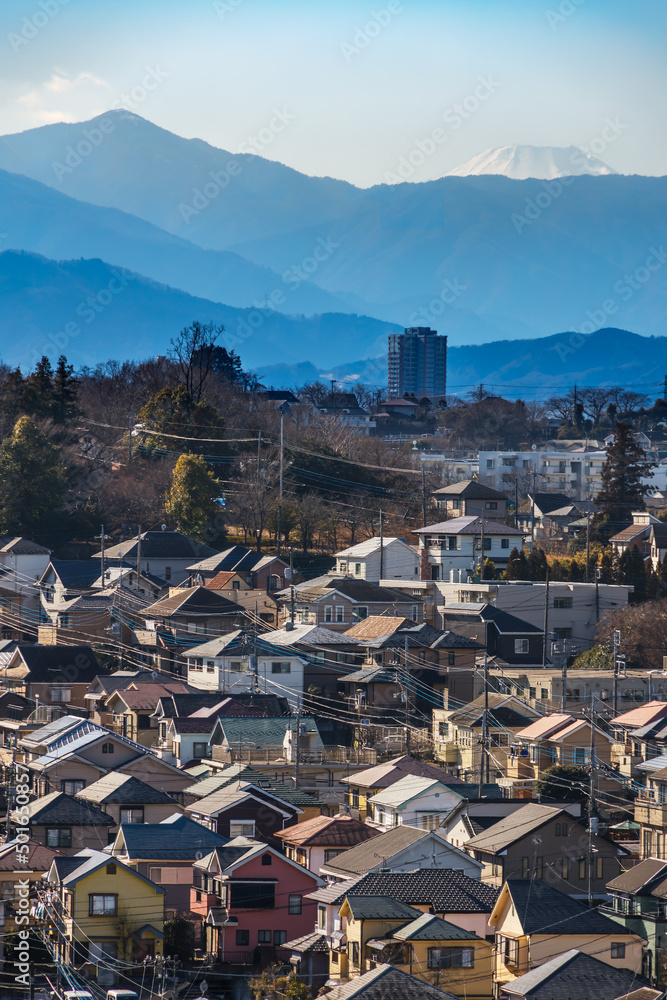 東京郊外の住宅街