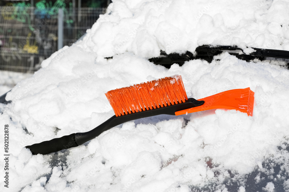 冬季汽车除雪刷