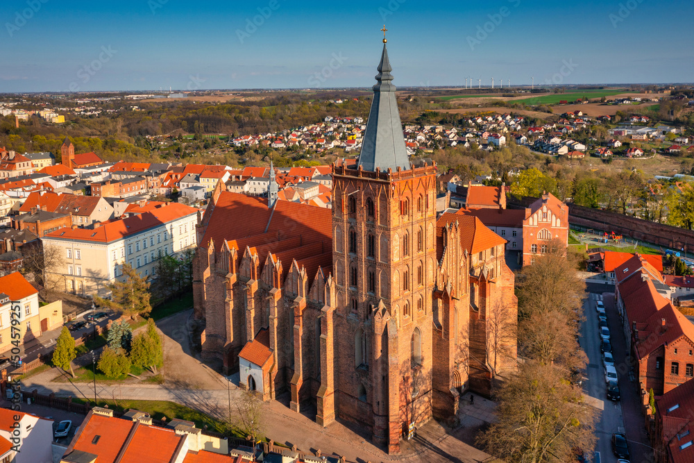 Beautiful architecture of Chelmno town in Poland