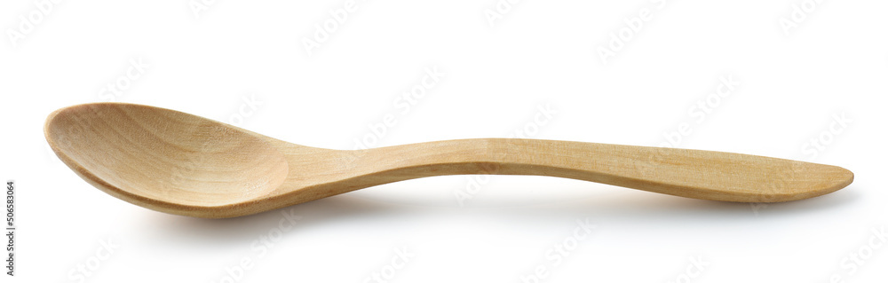 new empty wooden spoon