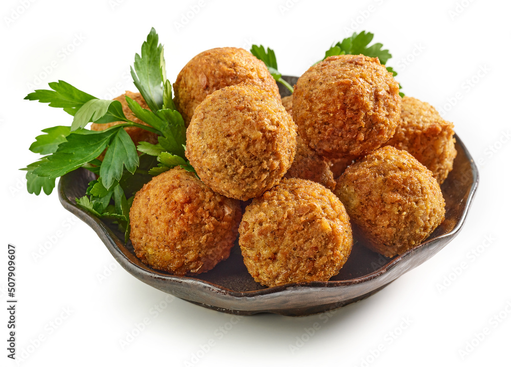 bowl of falafel balls