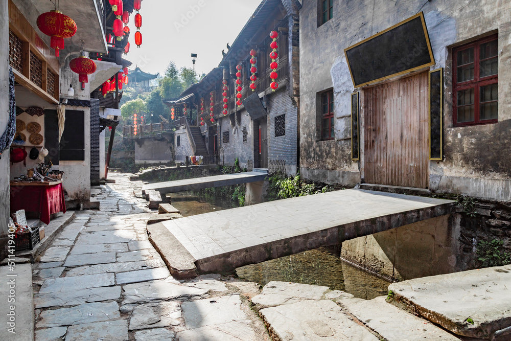 江西婺源里坑风景区风光