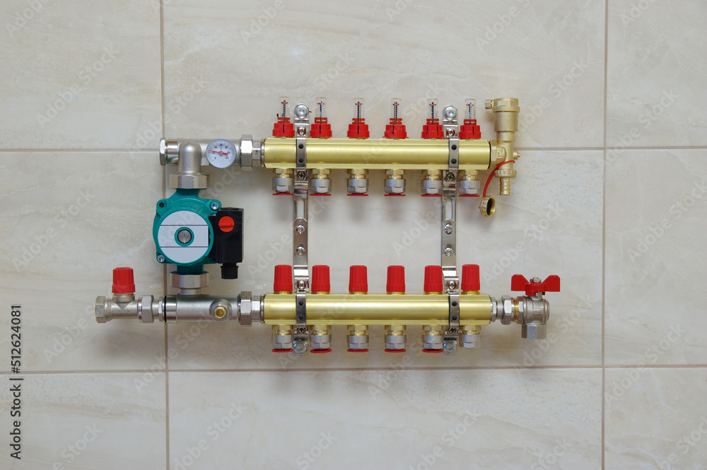 collector and plastic pipes system