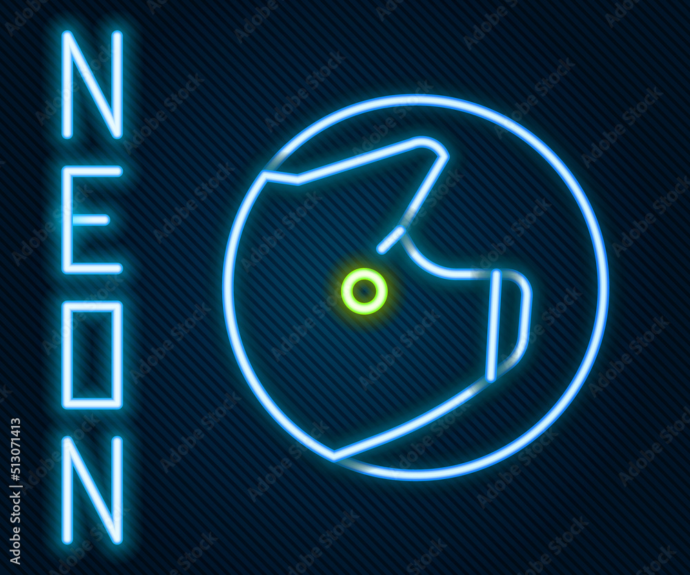 Glowing neon line Pig icon isolated on black background. Animal symbol. Colorful outline concept. Ve