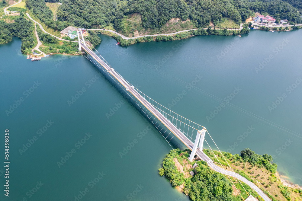 中国湖南省株洲市九仙湖水云桥