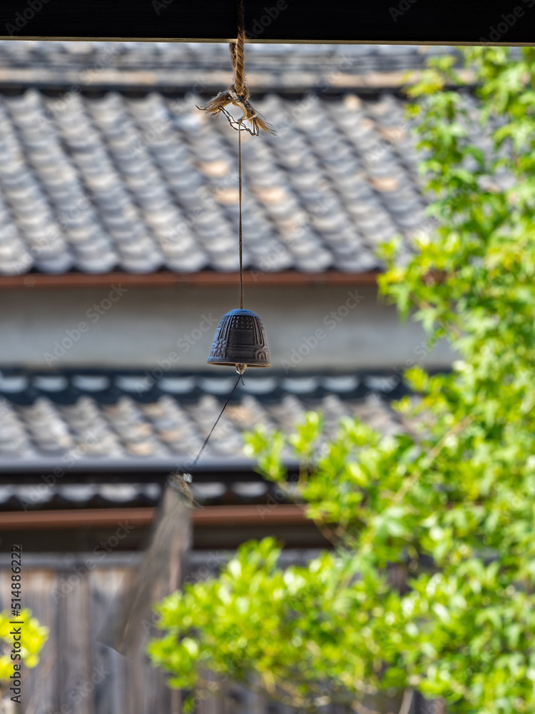 風に揺れる風鈴	