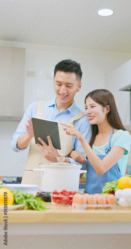 数字平板电脑烹饪食谱