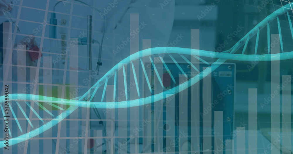 旋转dna链的图像——对实验室中高加索科学家的数据处理