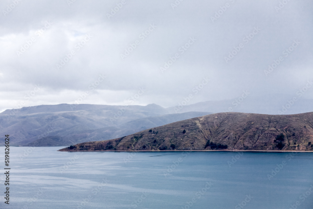 Landscape of Bolivia. Nature of Altiplano, South America