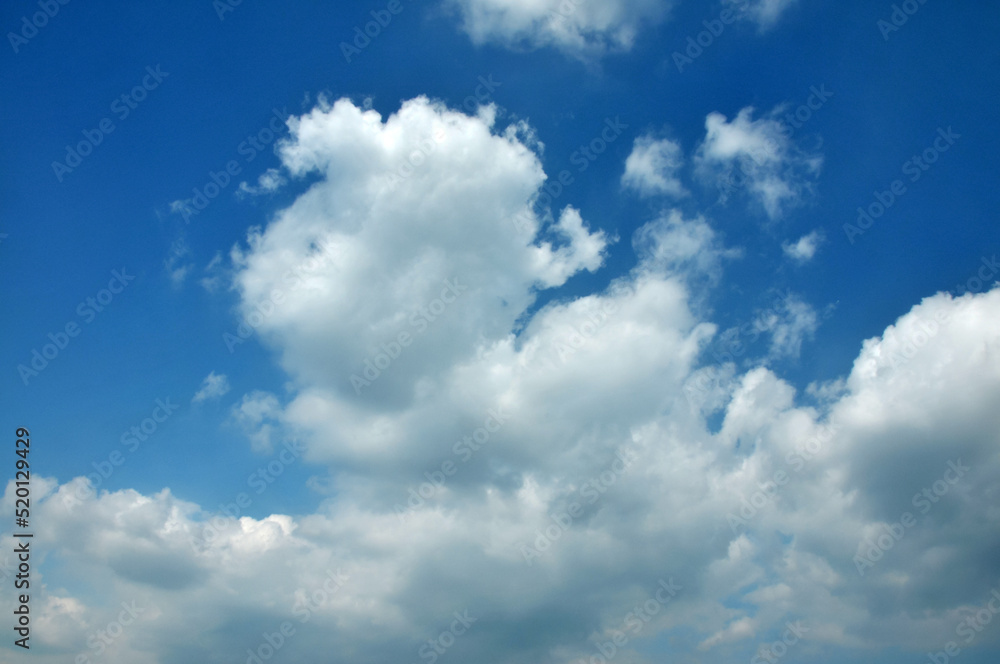 blue sky with clouds