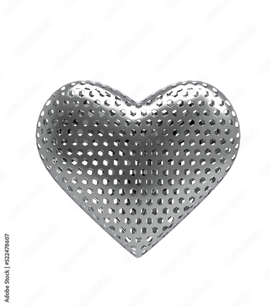 Heart icon isolated on white background.